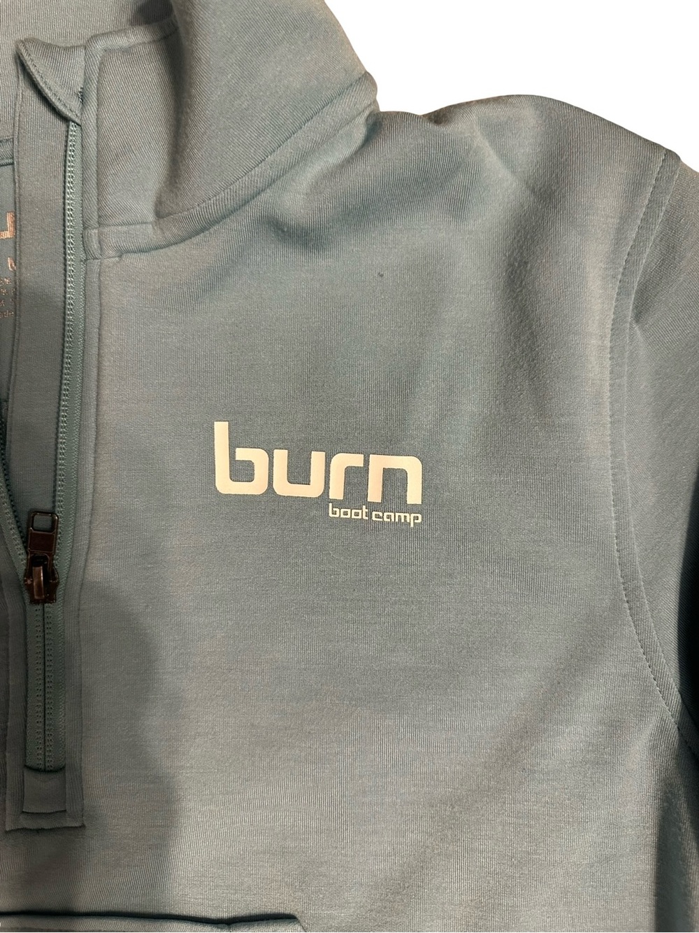 Burn Boot Camp Blue Quarter-Zip Pullover - Picture 4 of 6